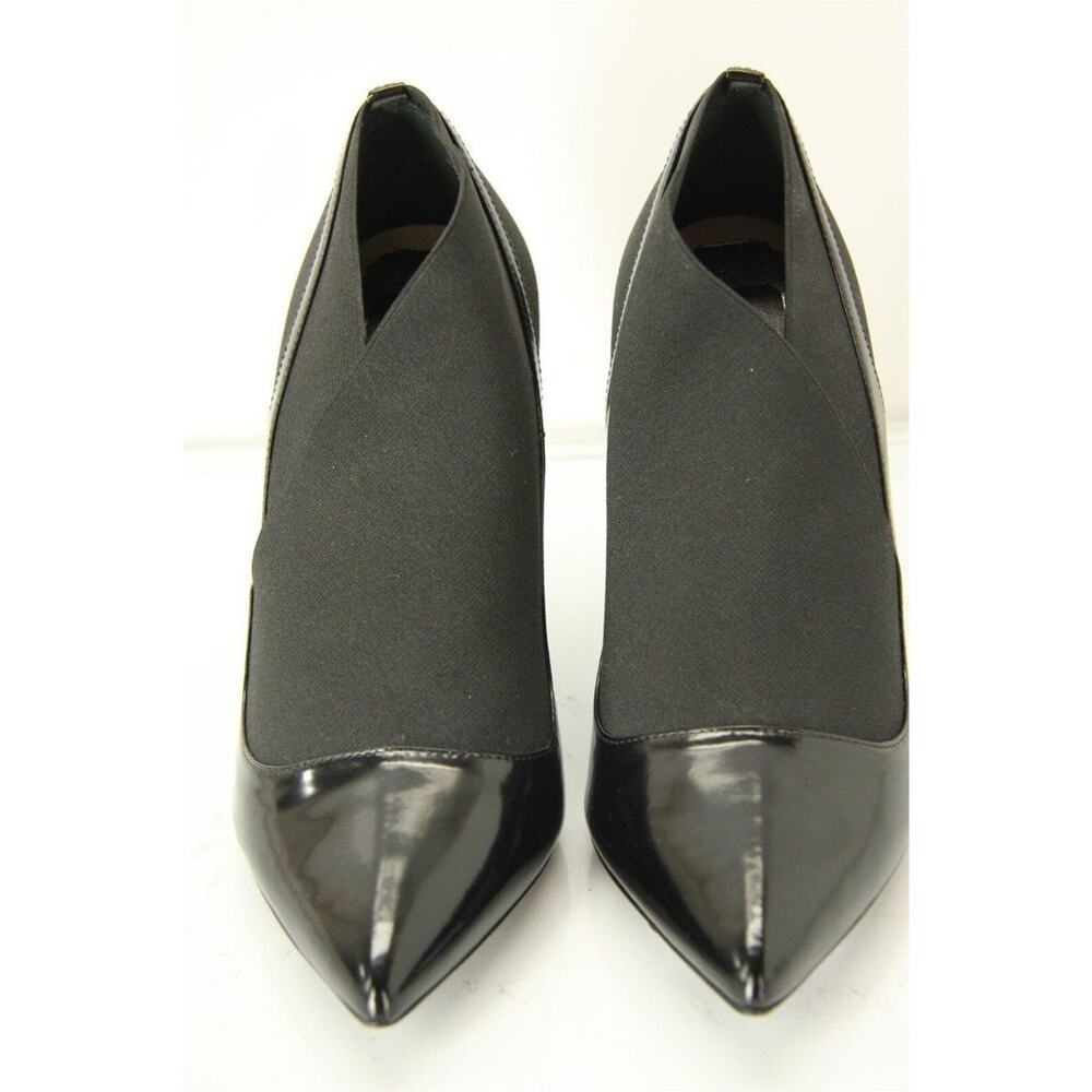 Christian Dior Black Leather Pointed Toe Stretch Strap Pumps Size 35.5 NIB $950 - Picture 7 of 10